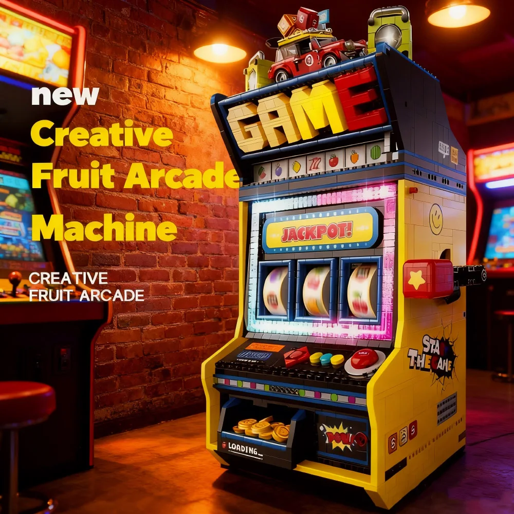 Party Games No Supplies - 3571PCS 레트로 게임 콘솔 과일 아케이드