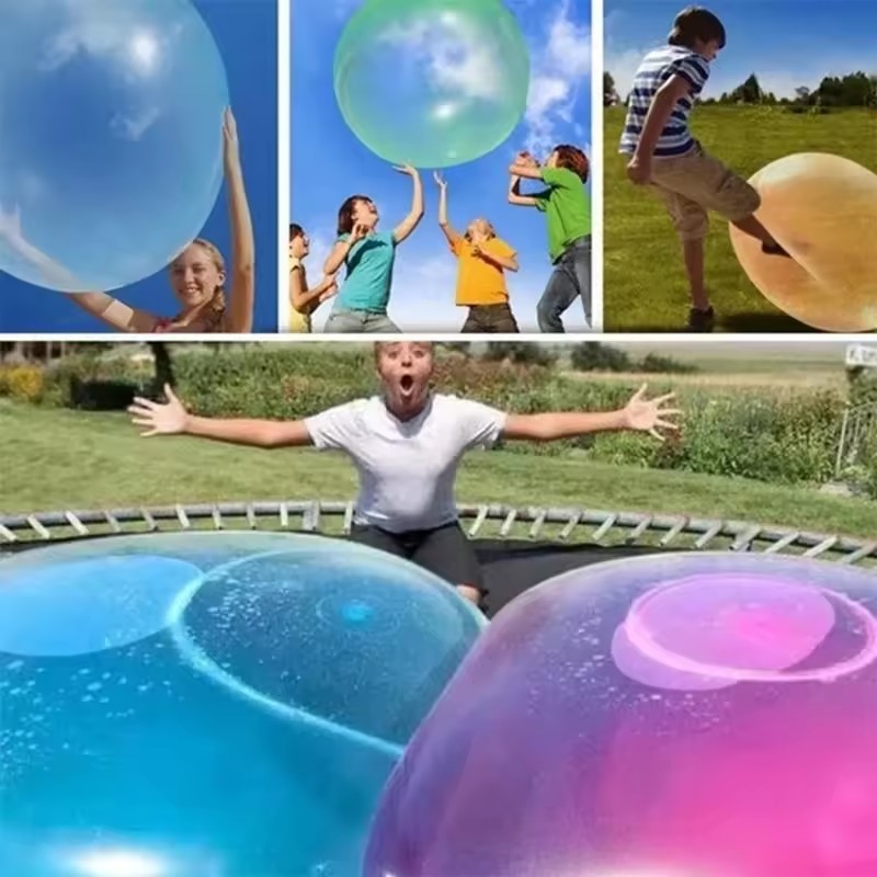 Party Games Kids Outdoor - 어린이 야외 장난감 버블볼 풍선 고무공