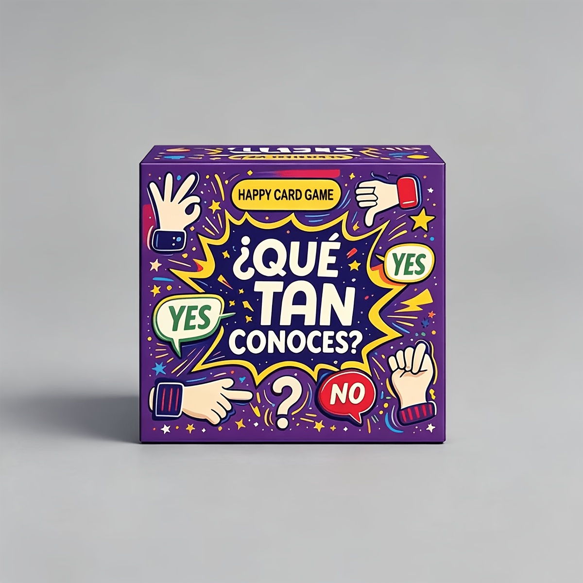Party Games In Spanish - 미니 5cm 파티 질문 카드 게임