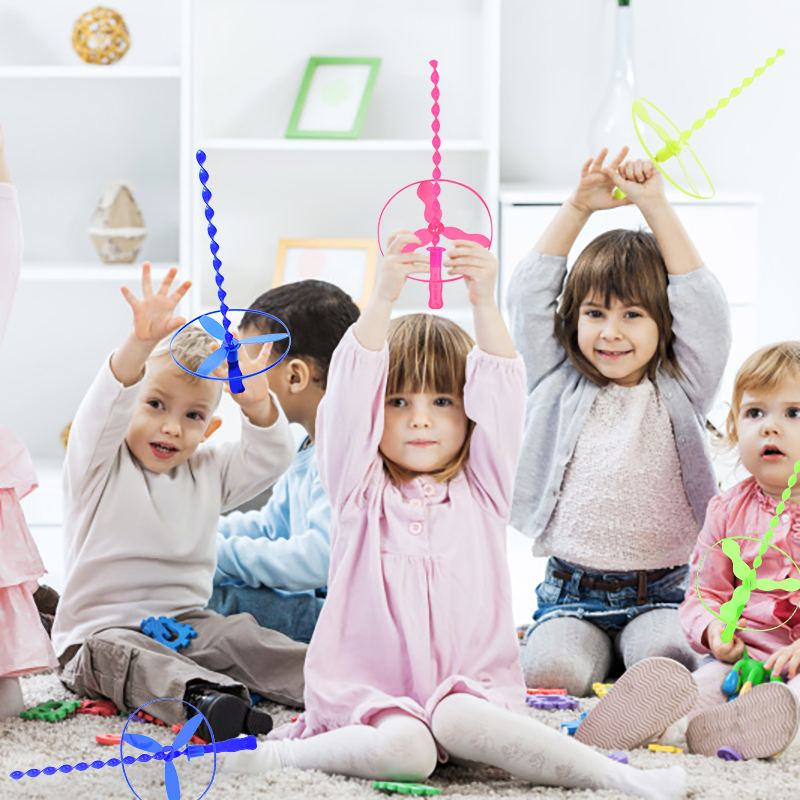 Party Games Easter For Kids - 10개/세트 다채로운 대나무 잠자리 야외 스포츠