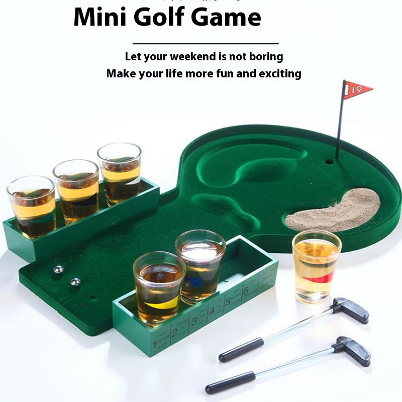 Party Games Adults Drinking - 미니 골프 테이블 게임 장난감 바,