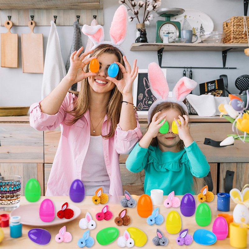 Party Games Easter For Kids - 24개 귀여운 토끼 그림이 있는 부활절