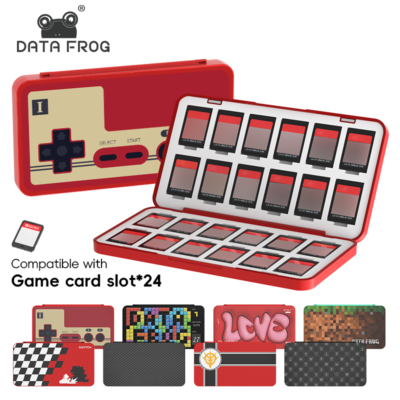Party Games Nintendo - DATA FROG 24-in-1 게임 카드 홀더