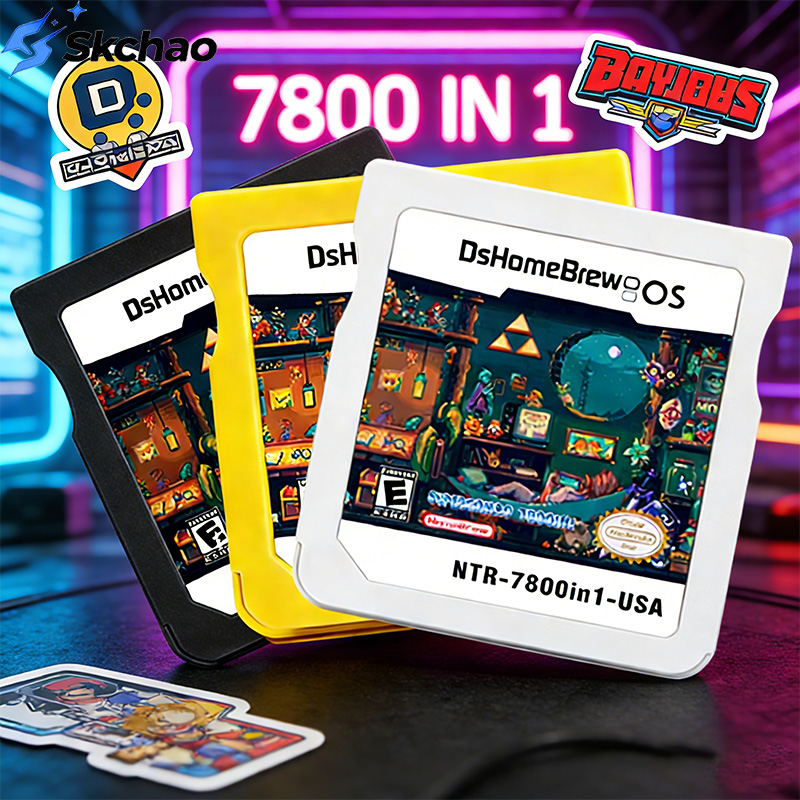 7800 in 1 DS 카드 R4 3DS 게임 컬렉션  - Party Games Nintendo 리뷰 및 가격
