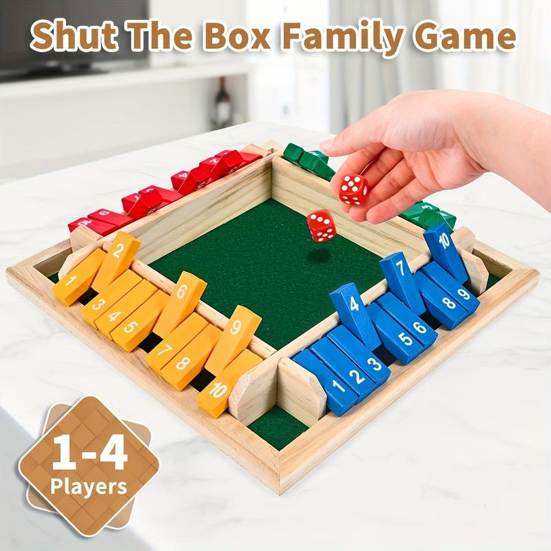박스 게임 나무 주사위 4면 플립 카드 2~4인용 성인 - Party Games For 7 People 리뷰 및 가격