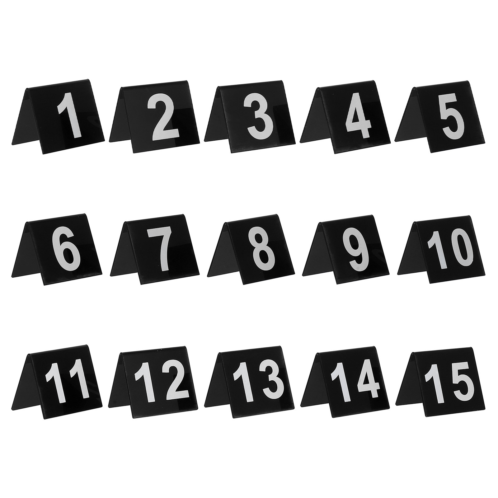 15개입 아크릴 양면 숫자 표시판, 검은색/흰색, V자 - Party Games No Props 리뷰 및 가격