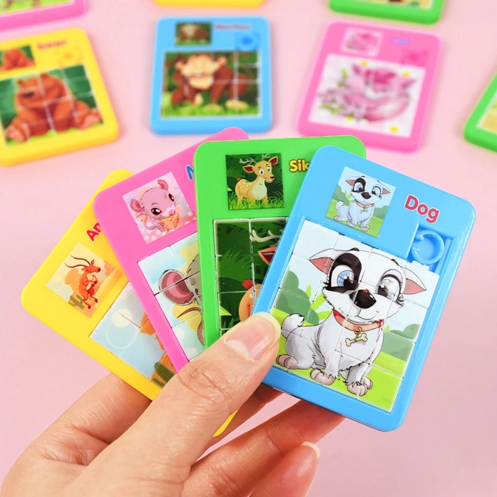 10-50 Pcs 재미있는 만화 퍼즐 동물 퍼즐 게임  - Party Games Easter 리뷰 및 가격