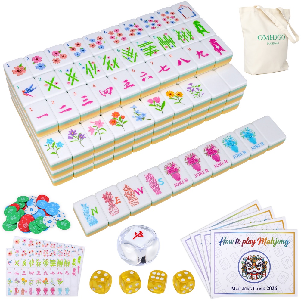 국내 재고 노란색 여행용 마작 세트 고급 마작 160개 - Party Games Local 리뷰 및 가격